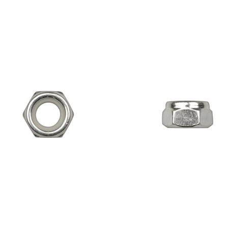Disco Nylon Insert Lock Nut, M10-1.50, Bright Zinc Plated 12249PK