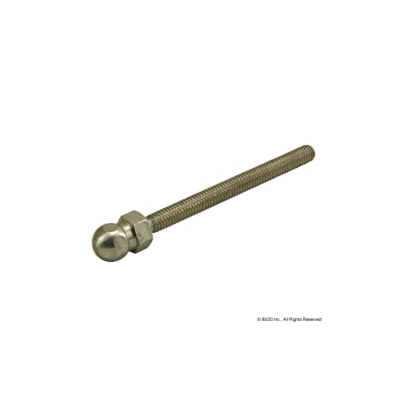 80/20 Swivel Foot Threaded Stem, 5/16-18 X 3.5" 12249