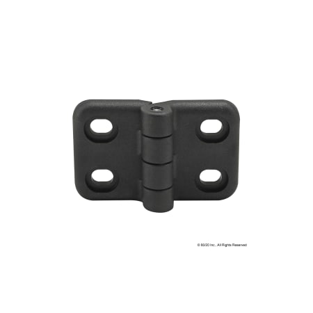 80/20 Standard Hinge Light Duty Nylon Blk 12254