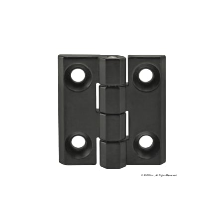80/20 Standard Hinge Die Cast Zinc Pc Blk 12255