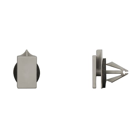 Disco Gray Nyln Moulding Retainers 9mm Hole Size 16mm Stem L PK15 12272PK