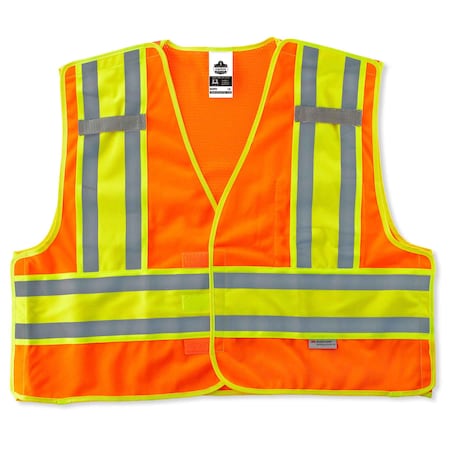 Ergodyne Orange Type P Class 2 Public Safety Vest 8245PSV