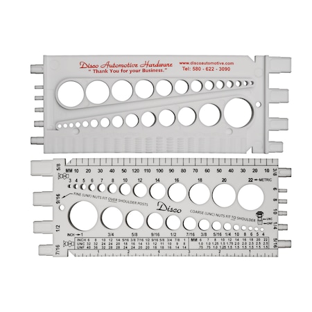 Disco Anniversary Edition Bolt Gauge Nut/Bolt/Washer Inch-Metric 12352