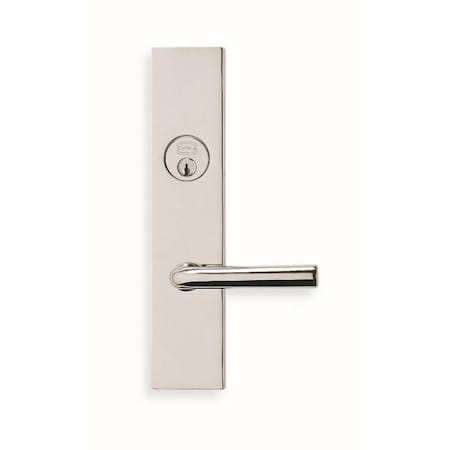 Omnia RH 368 Lever 12000 Plate Double CYL 234BS Mortise Lock Bright Chrome 12368AC00R2