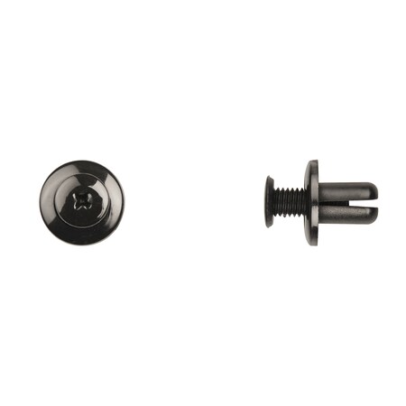 Disco Blk Nyln Grille Screw Ret 8mm Hole Size 12mm Stem L PK15 12377PK