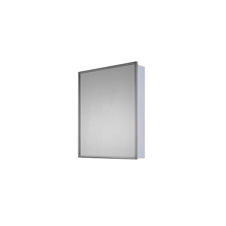 Ketcham 16" x 22" Euroline Surface Mounted SS Framed Medicine Cabinet 123-SM