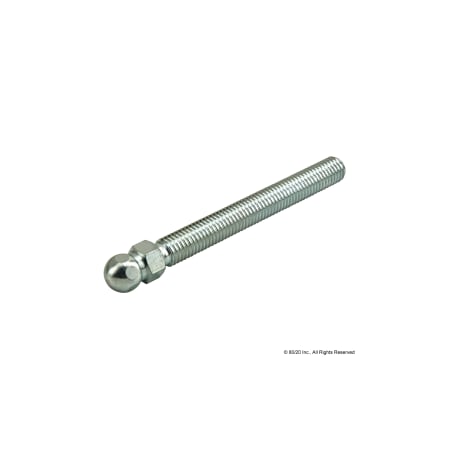 80/20 Swivel Foot Threaded Stem, M12 X 100mm 12402