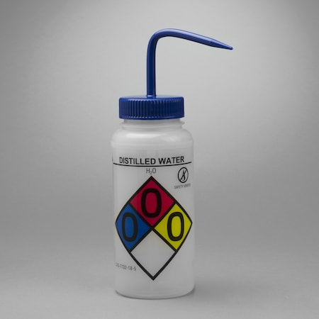 Bel-Art Distilled Water GHS Labeled Right-to-Know Safety-Vented LDPE F12416-0004