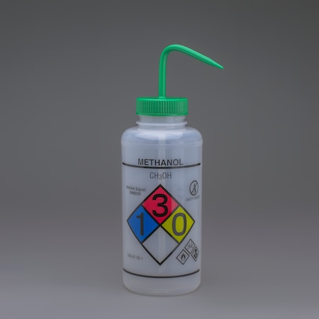 Bel-Art Bel-Art GHS Labeled Safety-Vented Methanol Wash Bottle: 1000ml, 2/PK F12432-0011