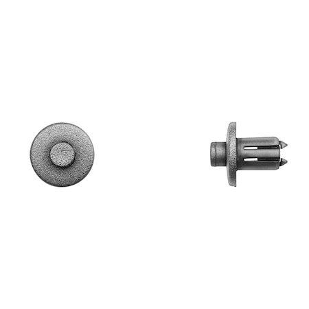 Disco Blk Nyln Bumper Cover Ret 9mm Hole Size 15mm Stem L PK15 12452PK