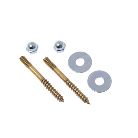 Black Swan Closet Screws-Brass-Bagged 5/16"X2-1/2" 12570