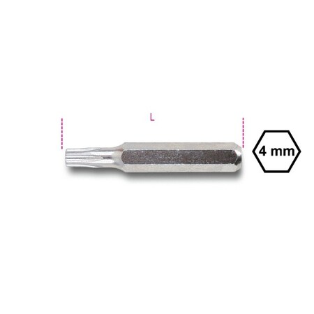 Beta RTX Head Screwdriver Bit, T10 012560055