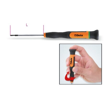 Beta Micro-Screwdriver, Cross-Head, PH0 Phillips #0 012570063