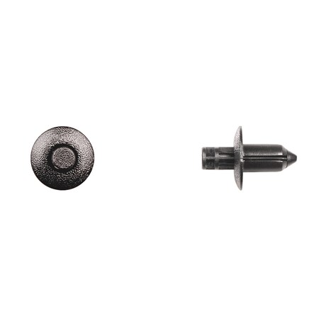 Disco Blk Nyln Push-Type Ret 8mm Hole Size 16mm Stem L PK15 12581PK