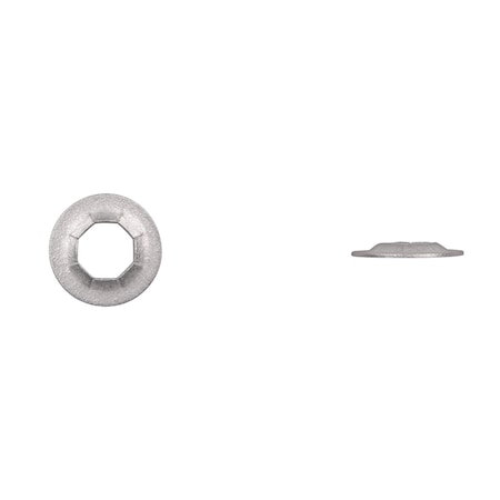 Disco Zinc Finish Push On Retainers 3/8" Screw Size 3/4"OD PK100 12655PK