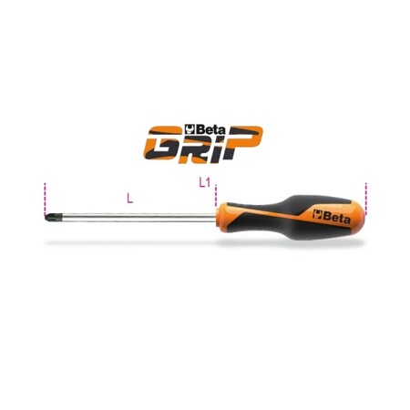 Beta Screwdriver, Cross Head, PZ3 #3 150mm 012690003