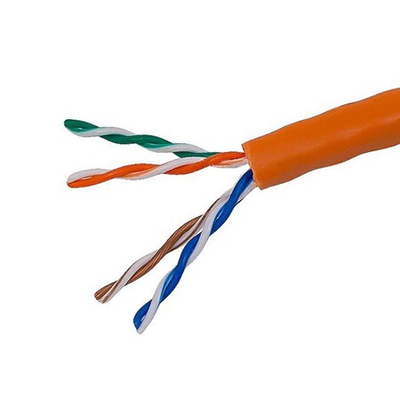 Monoprice Cat5E Utp Stranded, cm, Orange, 1000 ft. 12769