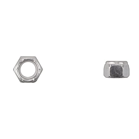 Disco Nylon Insert Lock Nut, 7/16"-14, Bright Zinc Plated 12770PK