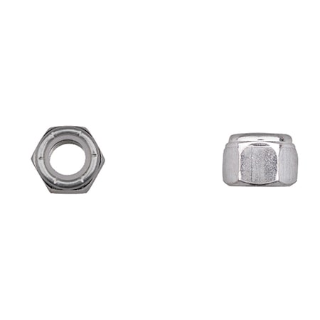 Disco Nylon Insert Lock Nut, 1/2"-13, Bright Zinc Plated 12771PK