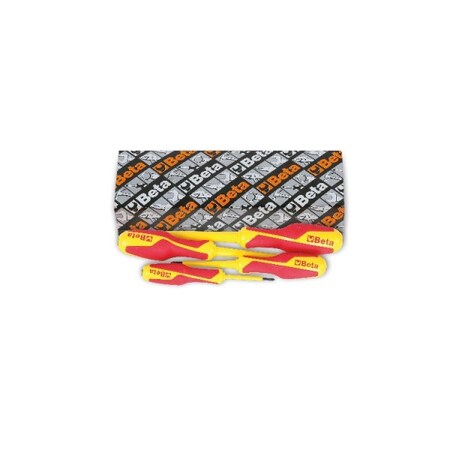 Beta Screwdriver Set, 1279MQ/S4, 4 pcs. #0, #1, #2, #3 012790751