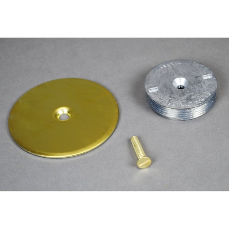 Wiremold Abandon Plate, Brown, Brass 1043B