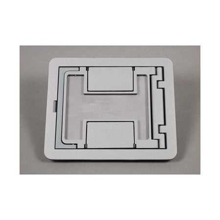 Wiremold Cutout Cover Assembly, Gray FPCTCAL