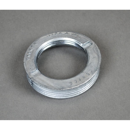 Wiremold Adapter Fitting, Gray, Aluminum 1126A-1