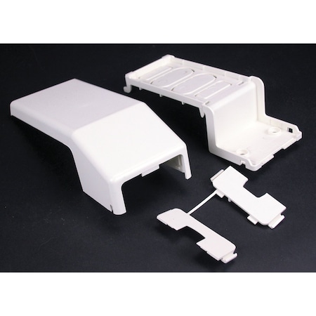 Wiremold Transition Fitting, Ivory, PVC 5474
