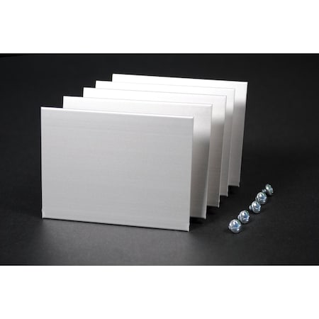 Wiremold Blank End Fitting, Gray, Aluminum ALA3810B