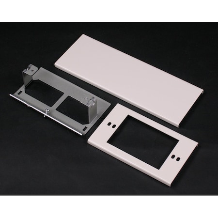Wiremold GFCI Cover Fitting, Ivory, Steel 30TP-C