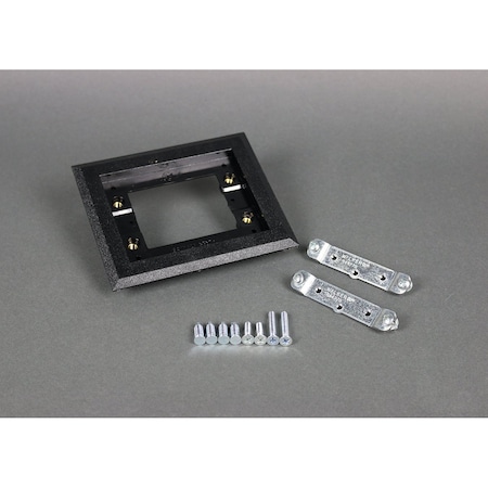 Wiremold Carpet Flange, Brown, PVC 817PCC-BRN