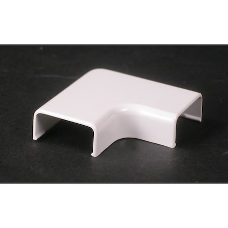 WIREMOLD Flat Elbow Fitting, Ivory, PVC 2811