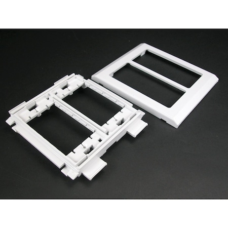 Wiremold Bracket Fitting, Ivory, PVC 5450