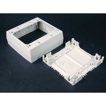 Wiremold Deep Box Fitting, White, PVC NM2048-2WH