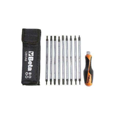 Beta Screwdriver Set, 1281BG/A9, 9 pcs. 175mm 012810520