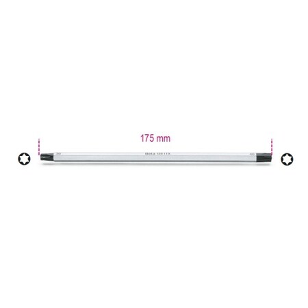 Beta Reversible Screwdriver, T3 Torx(R) T10, T15 012810351