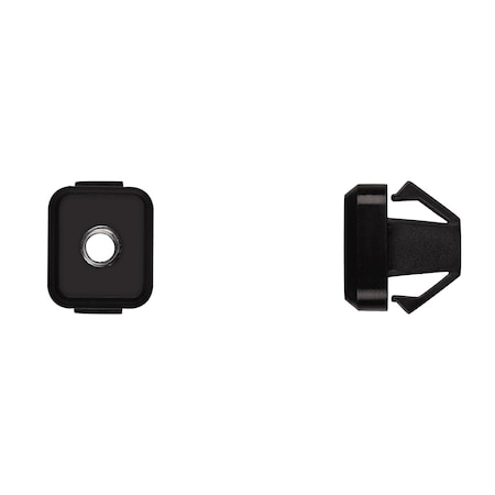 Disco Blk Nyln Hood Adj Nuts 6-1.0mm Thrded Metal Insert PK10 12849PK