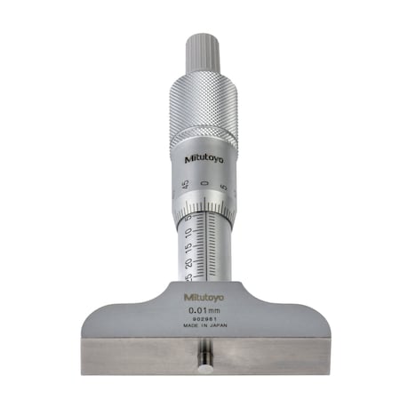 Mitutoyo Micrometer, Depth, B-60 C-Tip 0-25mm 128-103
