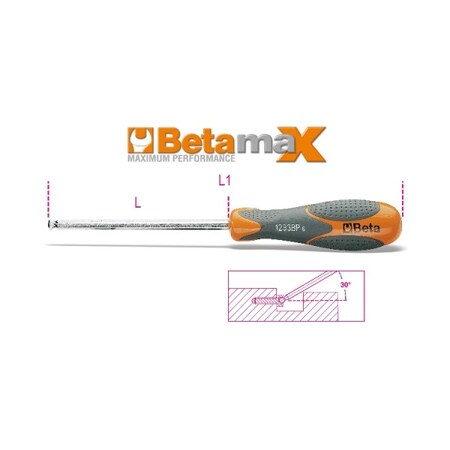 Beta Ball Head Hex Driver, 3mm Hex 3mm 012930503