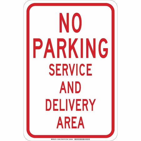 Brady Traffic Sign, 18"H, 12"W, Polyester, 129632 129632
