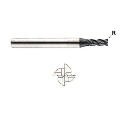 Yg-1 Tool Helix AlTiN End Mill, 3.0x8.0x57.0 EMB15030