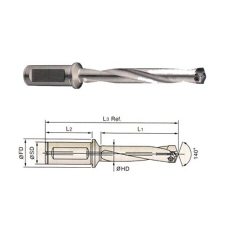 Yg-1 Tool Exchangable Drill Holder ZF0501