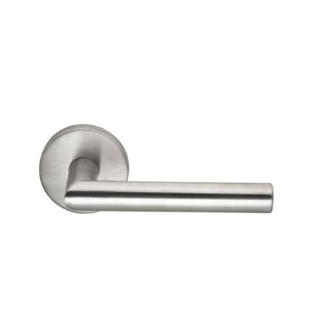 Omnia Stainless 12 Lever Priv 2-3/8" BS Full Lip 1-3/8" Door Satin SS 12/00F.PR32D