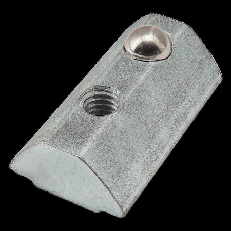 80/20 Roll-In T-Nut, Steel, Zinc-Plated 13027