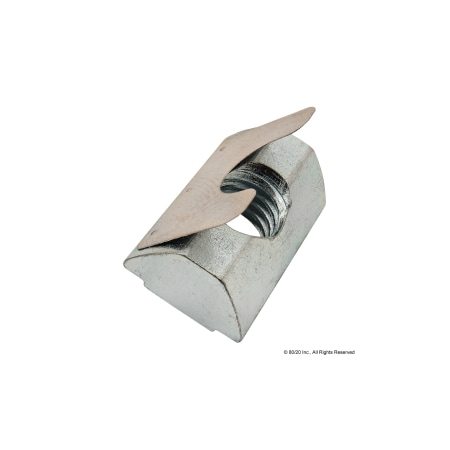 80/20 Roll-In T-Nut, Steel, Zinc-Plated 13036