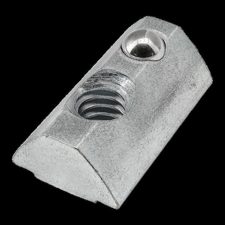 80/20 Roll-In T-Nut, Steel, Zinc-Plated 13037