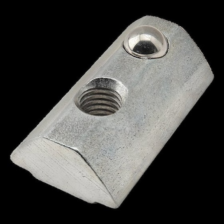 80/20 Roll-In T-Nut, Steel, Zinc-Plated 13039