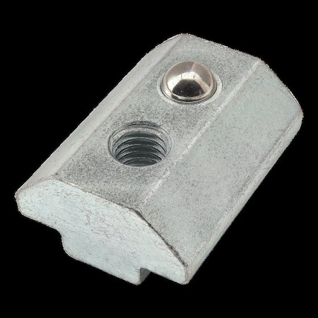 80/20 Slide In T-Nut, Steel, Zinc-Plated 13051