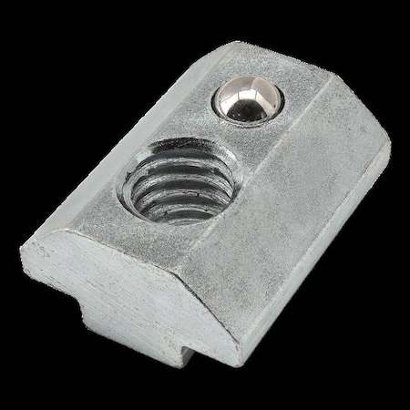 80/20 Slide In T-Nut, Steel, Zinc-Plated 13055