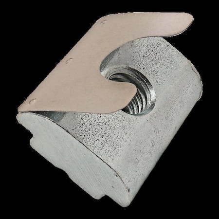 80/20 Roll In T-Nut, Steel, Zinc-Plated 13061